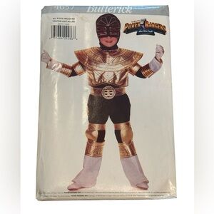 Butterick #4657 Power Rangers Boys Superhero Costume Sewing Pattern SZ XS-L